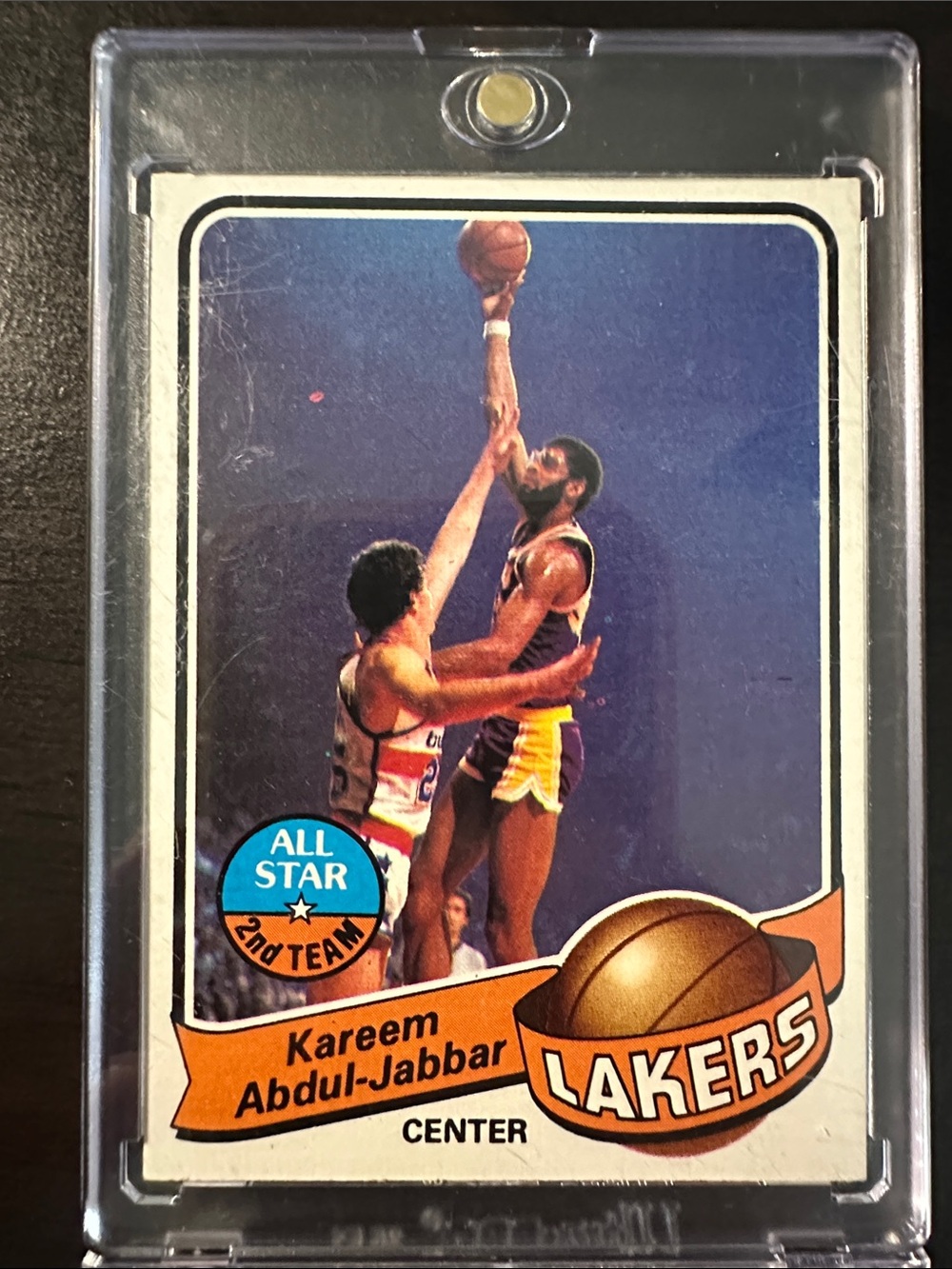 Topps 1979 Kareem Abdul-Jabbar All-Star 2nd Team Chewing Gum Card